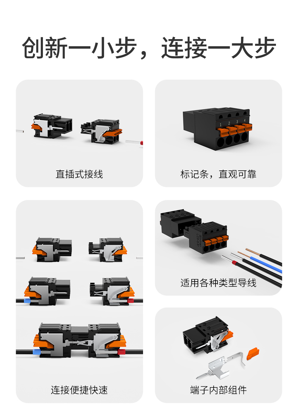 LC60-3.81黑色款插拔式接线端子