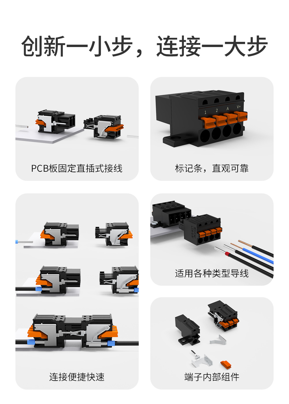 LC60N-3.81面板固定插拔式接线端子