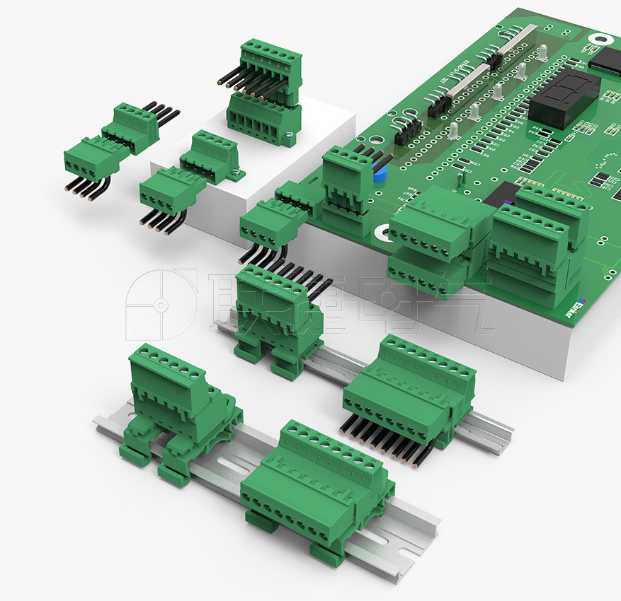 上海联捷电气LC2A-5.08插拔式接线端子