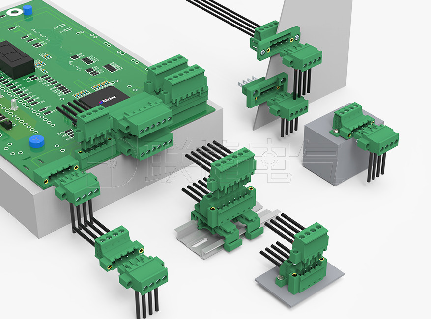 上海联捷电气LC2BM-5.08插拔式接线端子