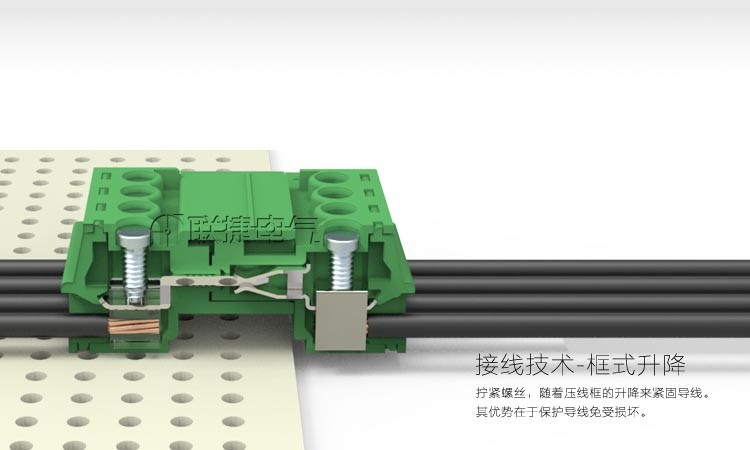 法兰固定插拔式3.81mm绿色端子排