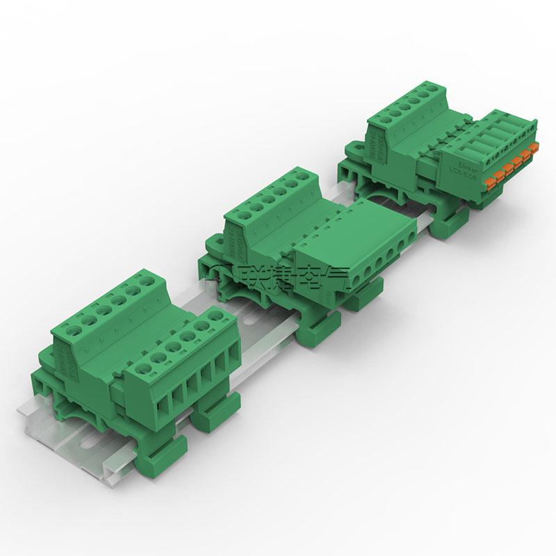 联捷LC16-5.08+LC1/LC3/LC6-5.08对插组合式接线端子