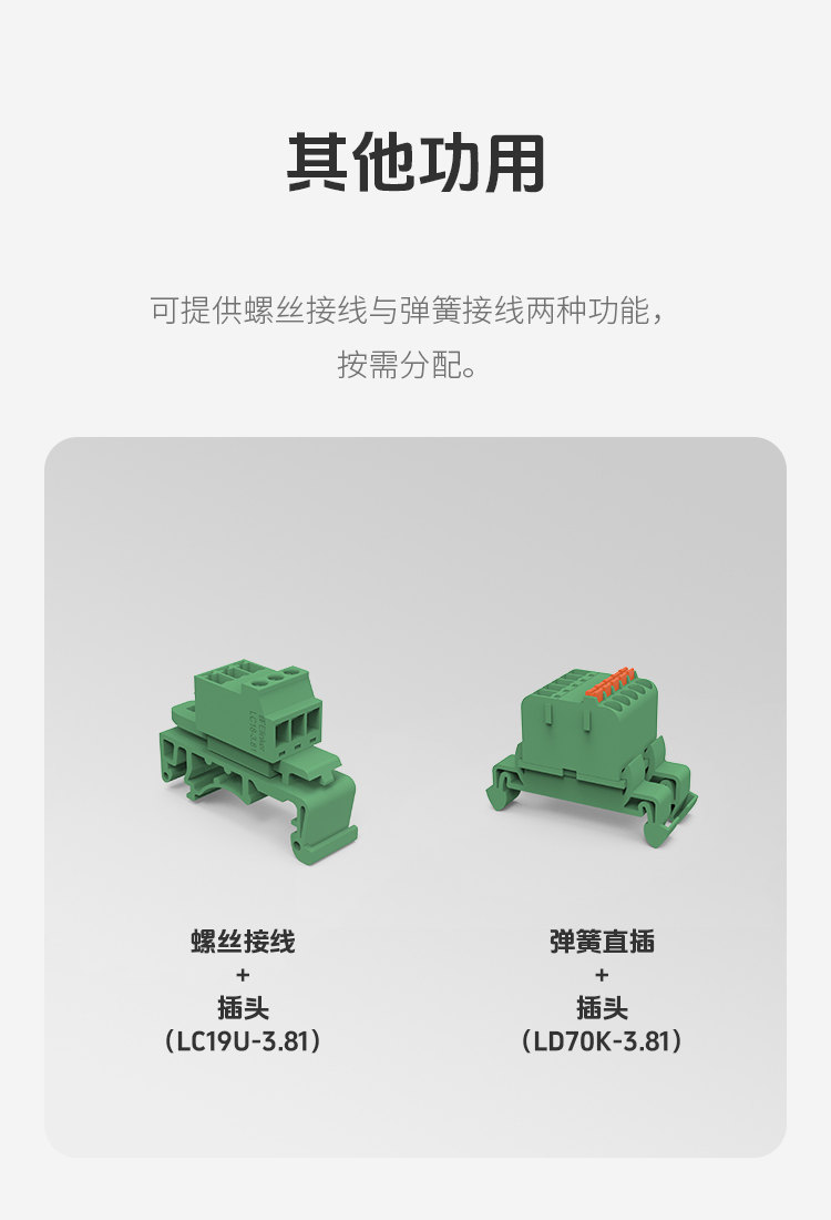 LC19UM-3.81轨道式插拔端子