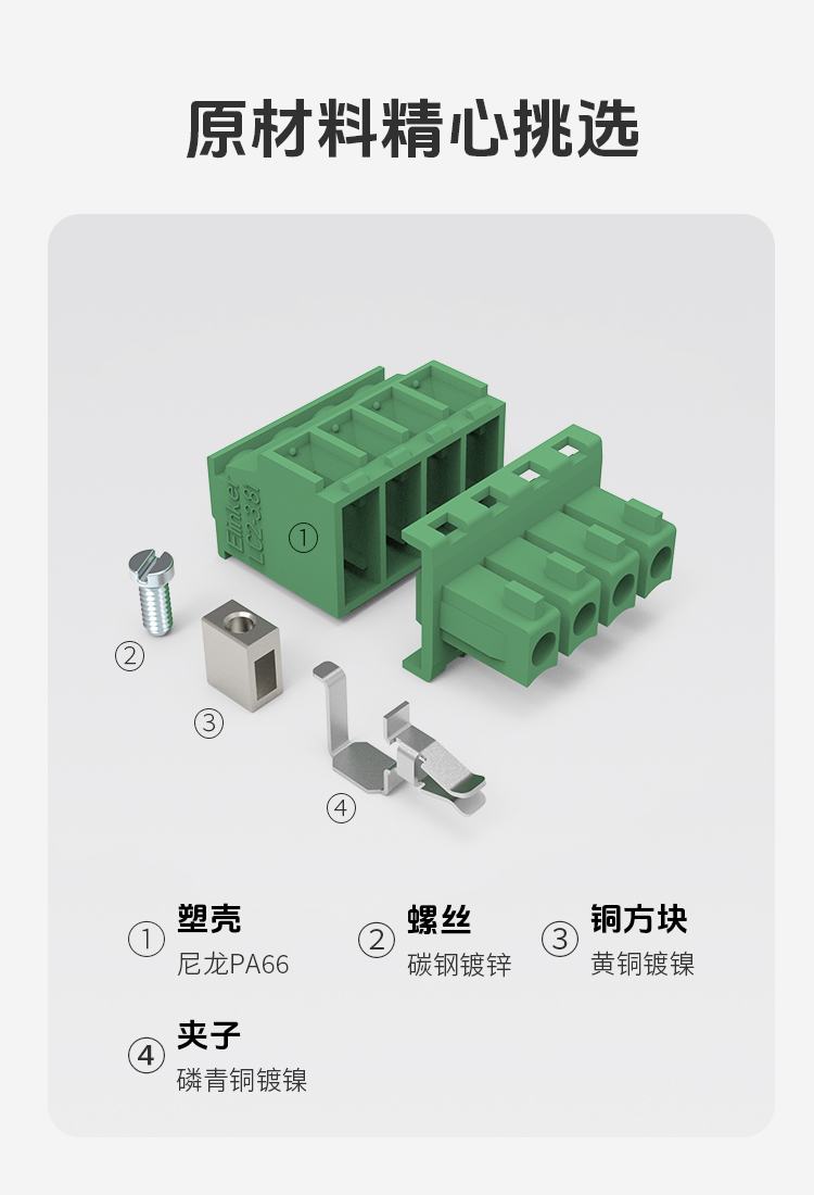 LC2A-3.81/LC2A-3.5插拔式接线端子