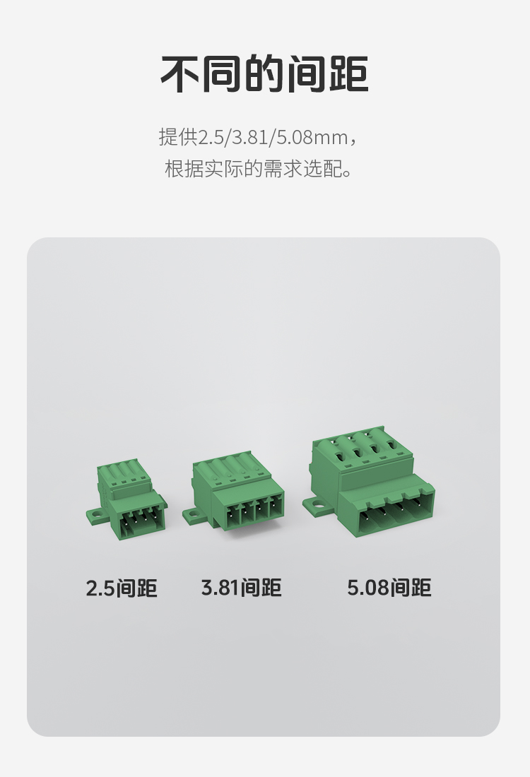 LC60N-5.08面板固定插拔式接线端子