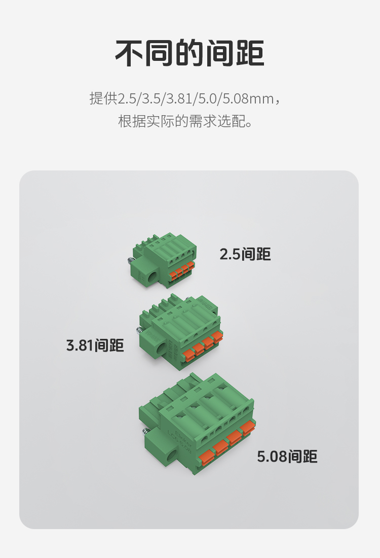 LC6M-3.5/LC6M-3.81弹簧式插拔接线端子