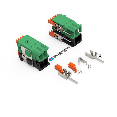 端子 连接端子  弹簧直插 